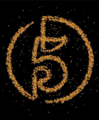 Zahl 5 in Goldglitzer als Symbolbild zum Jubiläum